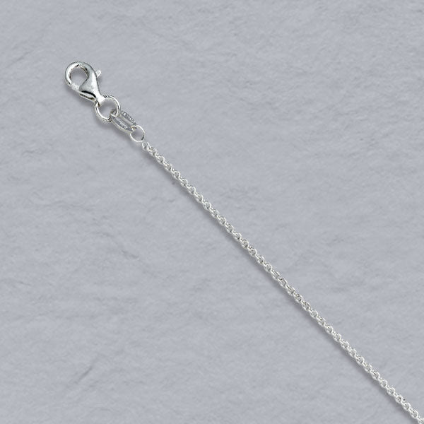Sterling Silver Round Cable 1.5mm