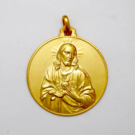 14K Yellow Gold Sacro Cuore