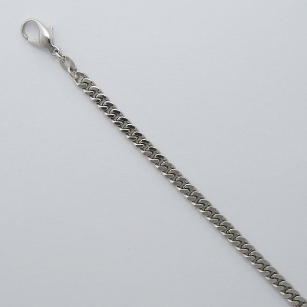 Platinum / 950 Diamond Cut Curb Chain 4.0mm