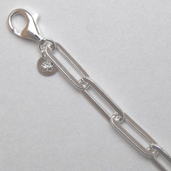 Sterling Silver Paperclip 4.5mm