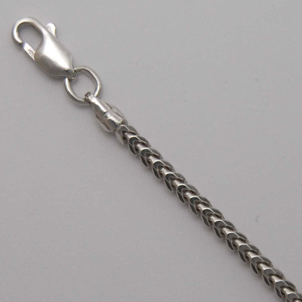 Sterling Silver Franco 3.0mm (Rhodium)