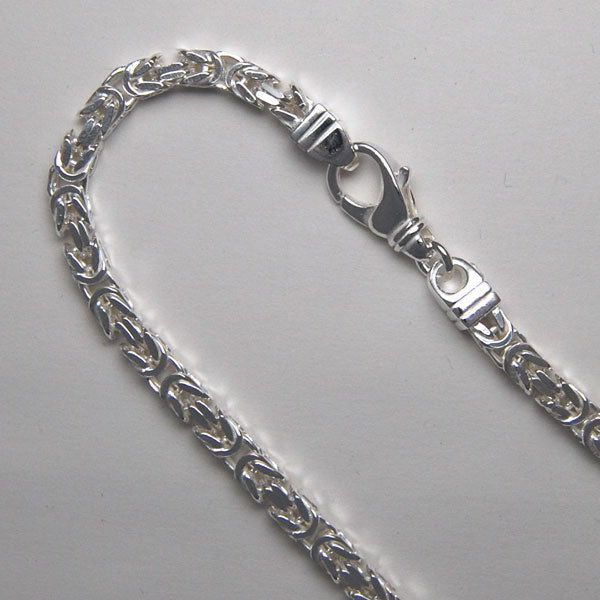Sterling Silver Byzantine 4.5mm