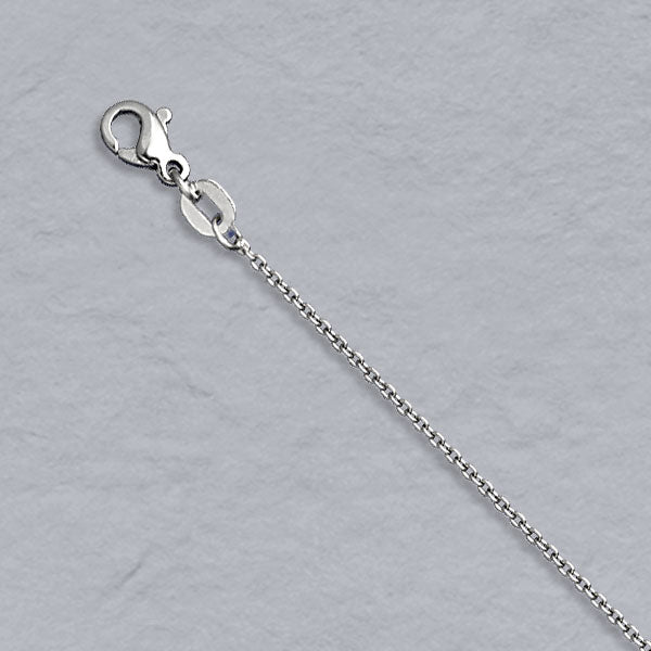 Platinum / 950 Round Cable Chain 1.0mm