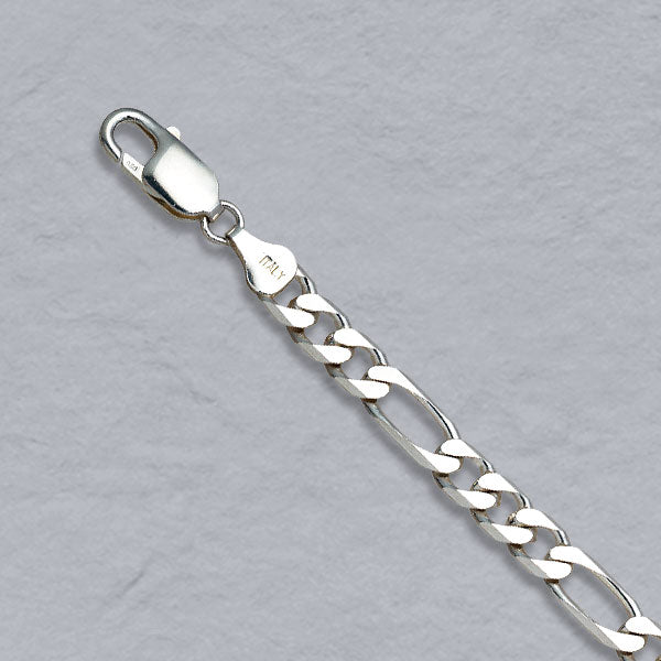 Sterling Silver Figaro 6.5mm