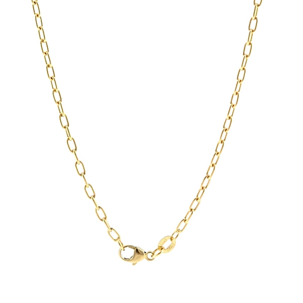 14K Yellow Gold Open Long Cable 2.3mm