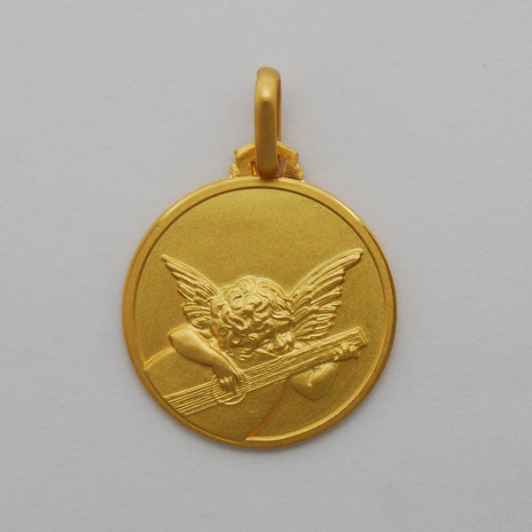 14K Yellow Gold Angelo Musicante
