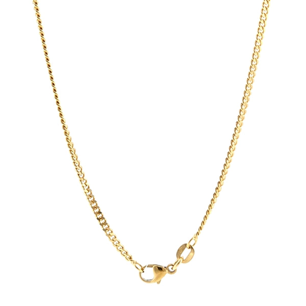 18K Yellow Gold Curb 2.2mm