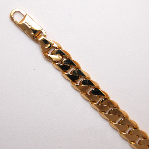 18K Yellow Gold Curb 9.5mm