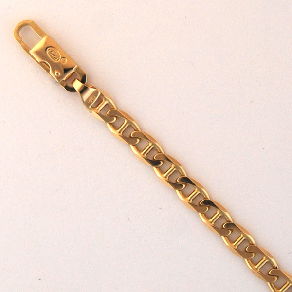 18K Yellow Gold Anchor 4.4mm