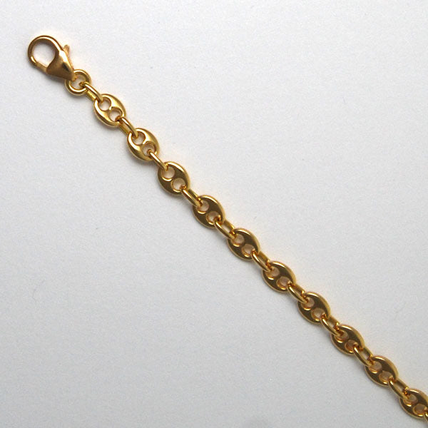 18K Yellow Gold Puff Mariner 4.0mm