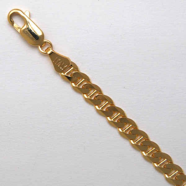 14Kt Yellow Gold Flat Anchor 4.5mm