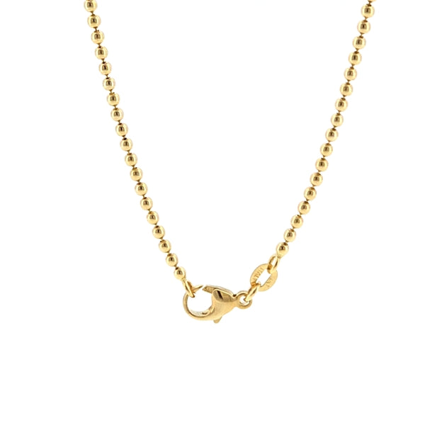 14K Yellow Gold Bead 2.2mm