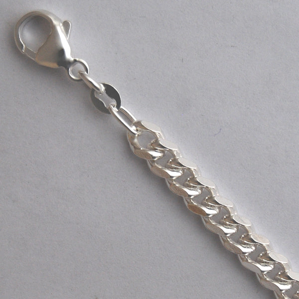 Sterling Silver Heavy Curb 5.0mm
