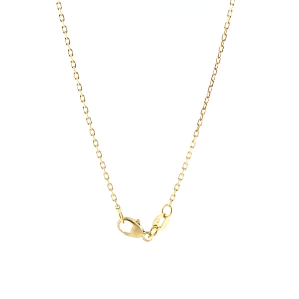 14K Yellow Gold Diamond Cut Cable 1.3mm