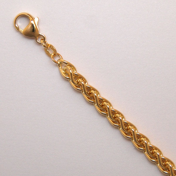 14K Yellow Gold Round Wheat 5.2mm