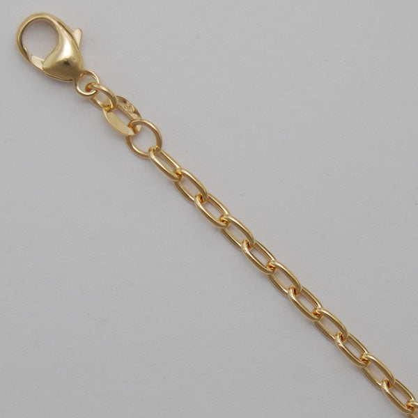 14Kt Yellow Gold Long Cable 2.9mm