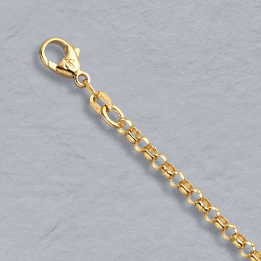 14K Yellow Gold Rolo 3.0mm