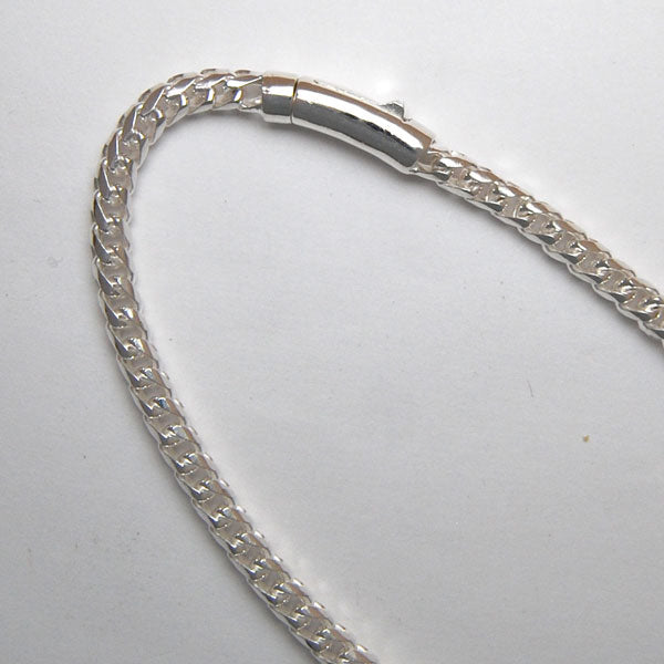 Sterling Silver Franco 5.3mm (Crocodile Clasp)