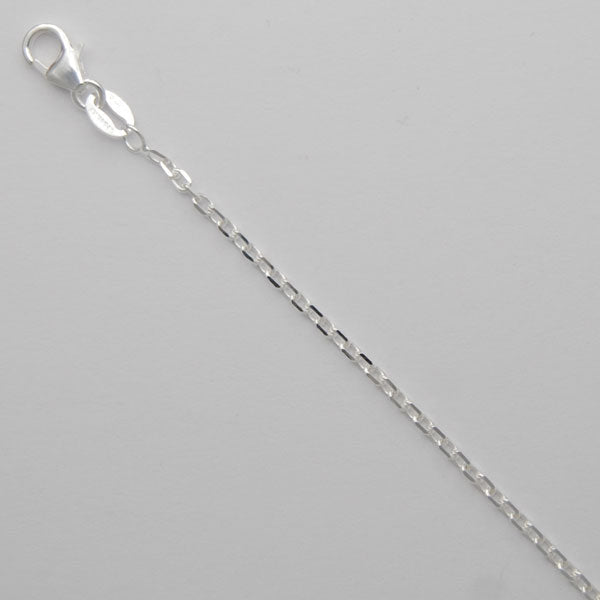 Sterling Silver Diamond Cut Cable 1.7mm