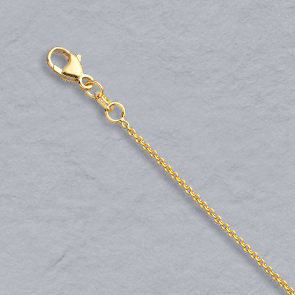 14Kt Yellow Gold Cable 1.3mm