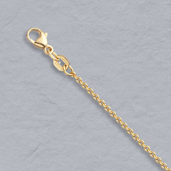 14Kt Yellow Gold Cable 1.6mm