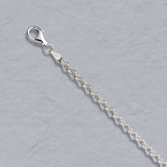 Sterling Silver Rolo 3.4mm