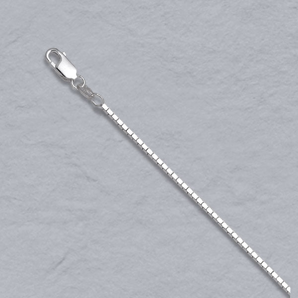 Sterling Silver Mirror Box 1.0mm