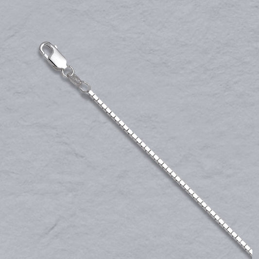 Sterling Silver Mirror Box 1.0mm