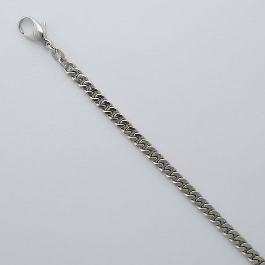Platinum / 950 Diamond Cut Curb Chain 4.0mm