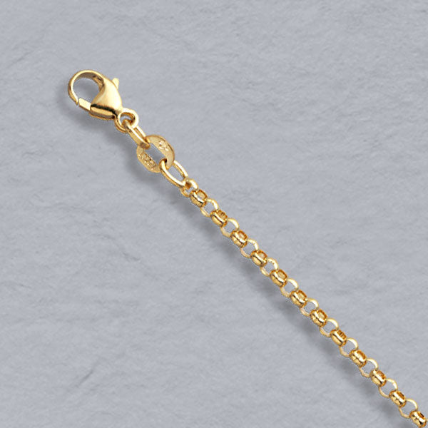 14K Yellow Gold Rolo 2.1mm