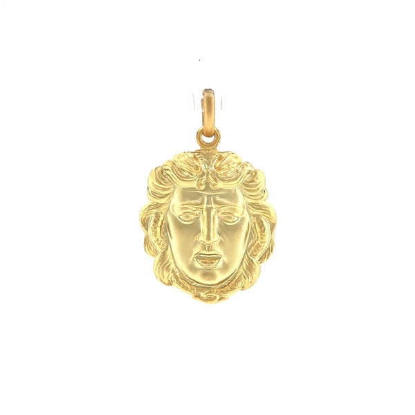 14K Yellow Gold Medusa