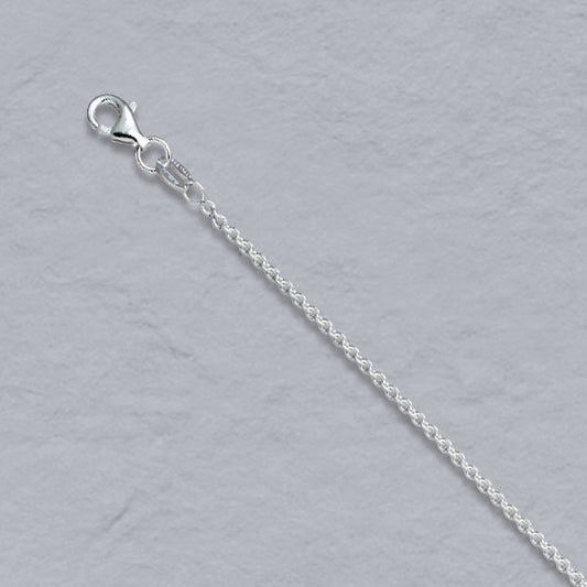 Sterling Silver Round Cable 1.8mm