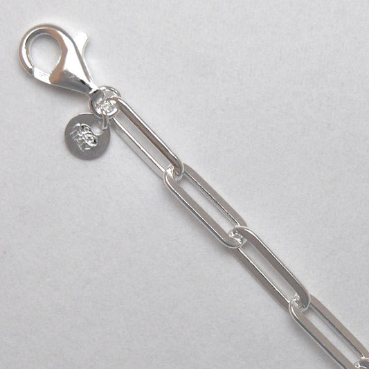 Sterling Silver Paperclip 3.8mm