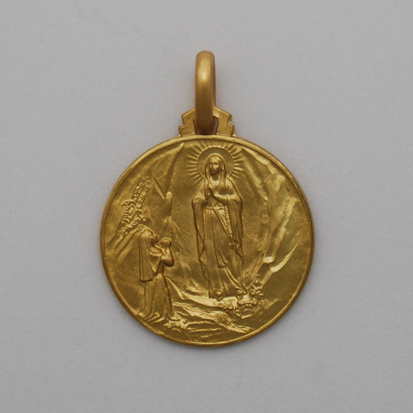 14K Yellow Gold Lourdes