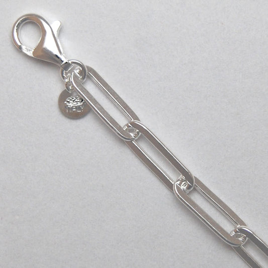 Sterling Silver Paperclip 4.5mm