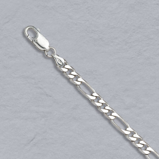 Sterling Silver Figaro 4.6mm
