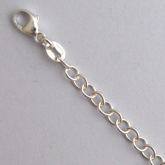 Sterling Silver Open Cable 3.3mm