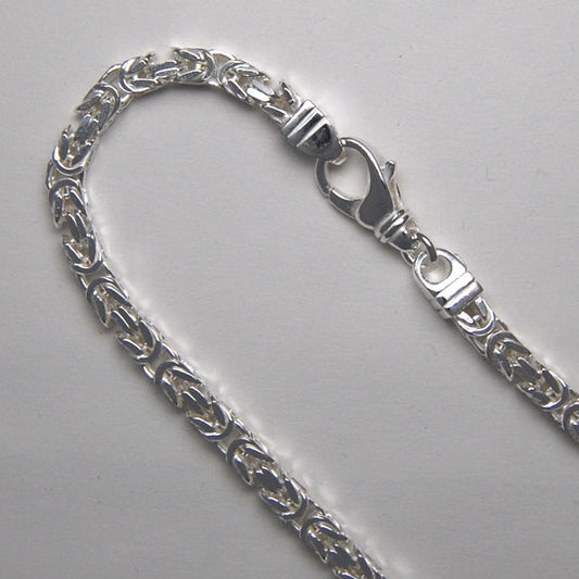 Sterling Silver Byzantine 4.5mm