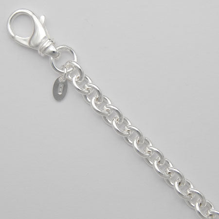 Sterling Silver Round Cable 5.7mm
