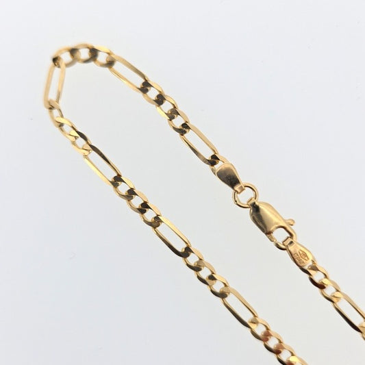 14K Yellow Gold Figaro Chain 3.1mm