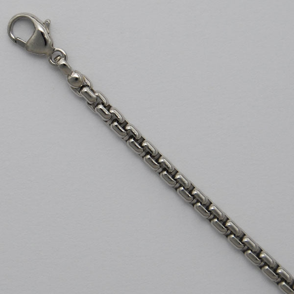 Platinum / 950 Round Box 2.7mm