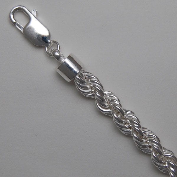Sterling Silver Rope 6.5mm