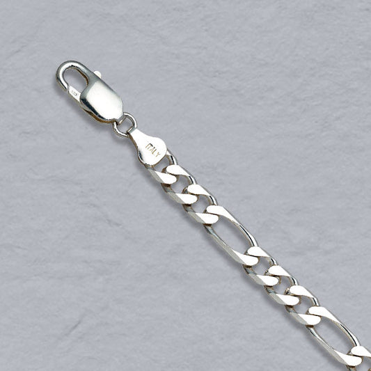 Sterling Silver Figaro 6.5mm