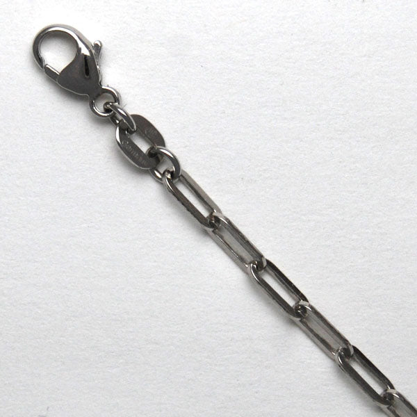 Platinum / 950 Paperclip 2.5mm x 6.5mm