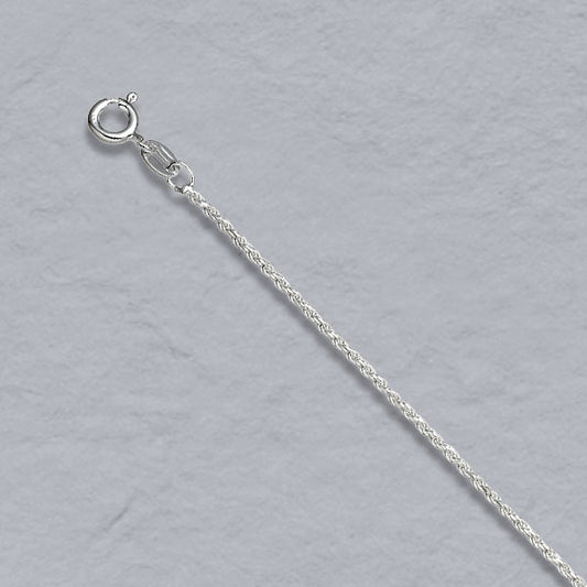 Sterling Silver Solid Rope 1.3mm