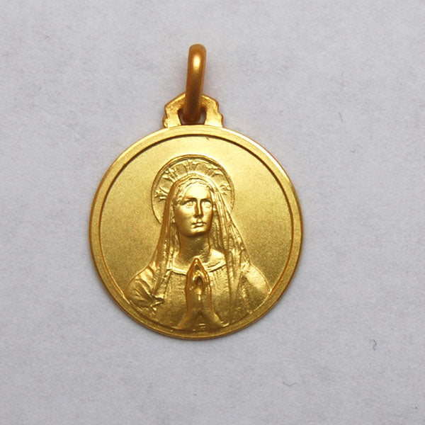 14K Yellow Gold Lourdes Volto