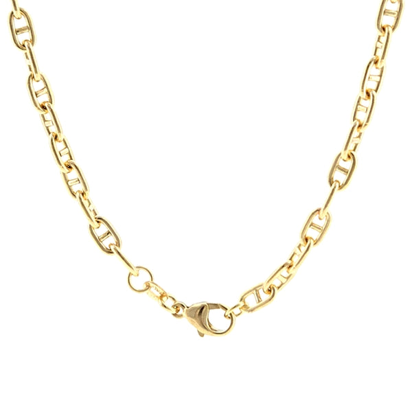14K Yellow Gold Anchor 4.2mm