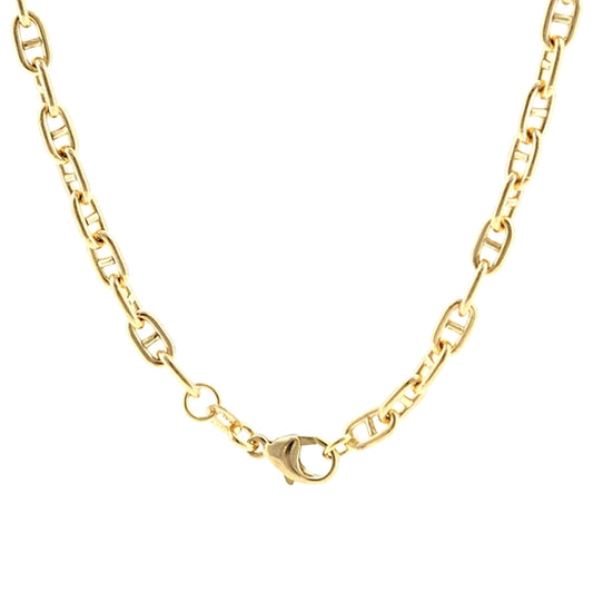 14K Yellow Gold Anchor 4.2mm