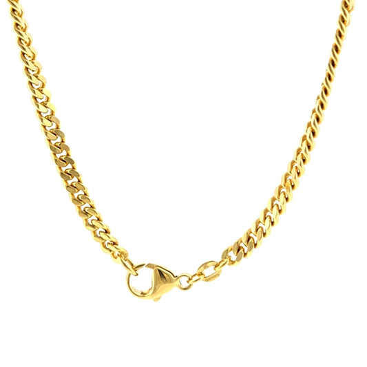 14K Yellow Gold Curb, 4.0mm