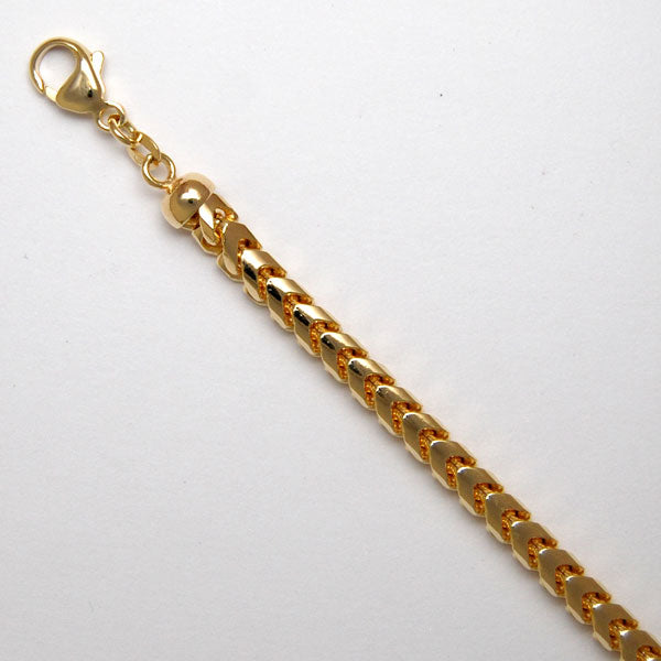 14K Yellow Gold Franco 4.8mm